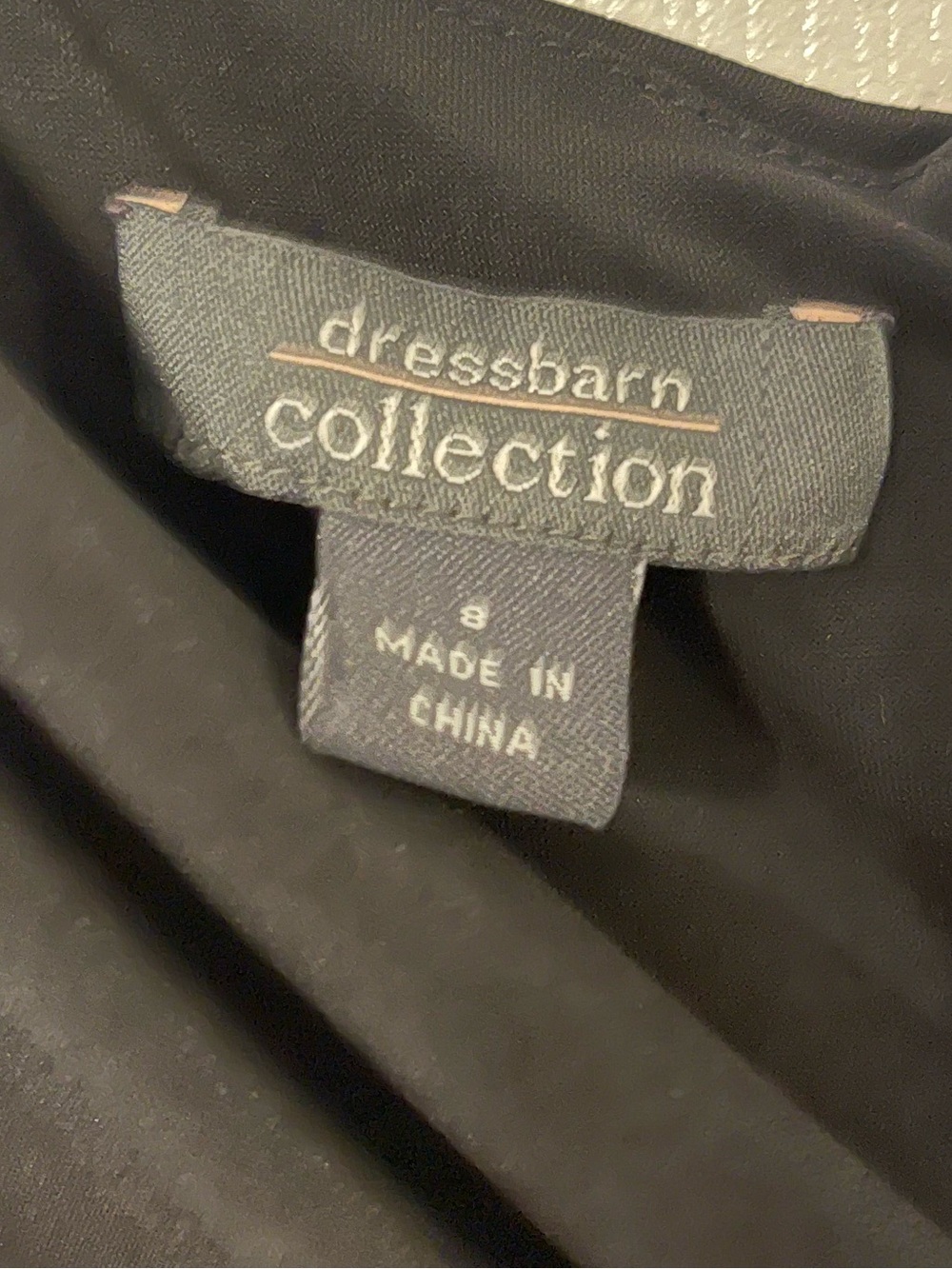 dressbarn Black Sleeveless Ruched High-Low Dress - Picture 3 of 4
